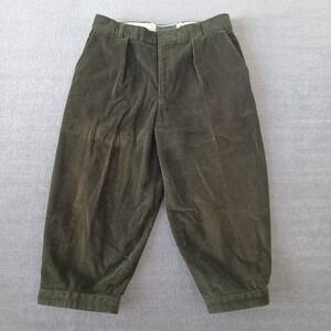 Holland & Holland Northwood Breeks Men 34 Green Corduroy Adjustable Cuff Hunting